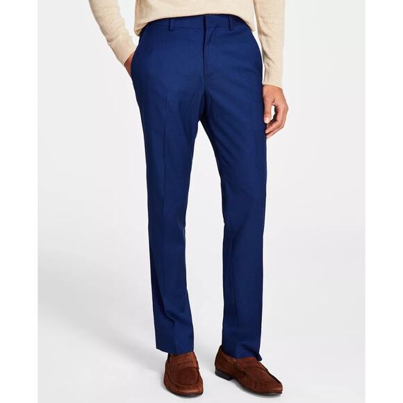 NWT Kenneth Cole Reaction Suit Pants, Blue, Men’s 29W x 32L - Picture 6 of 6